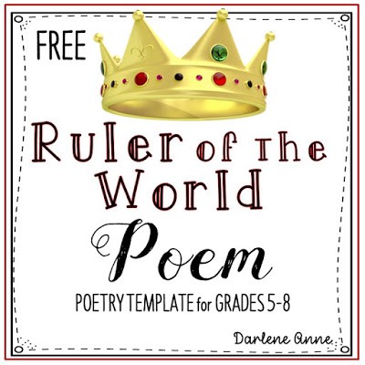 FREE POETRY RESOURCE | Use poetry templates for fool-proof poetry writing that gets kids' creativity flowing!