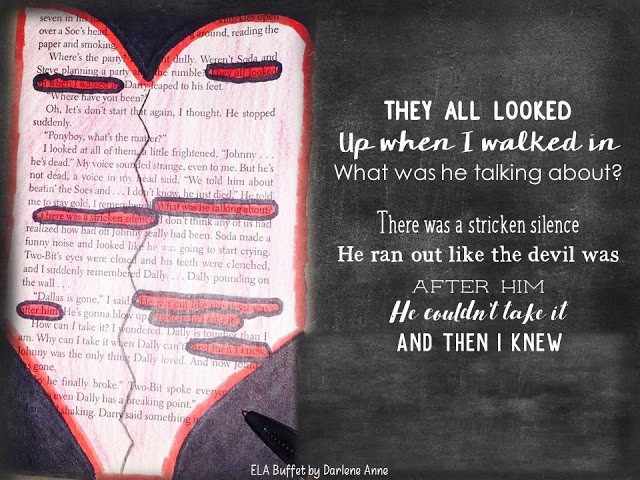 Found Poetry is an awesome writing station addition. And it's a great way to re-purpose dilapidated books! #poems #writing #stations #poetrylessons #movement #writinglesson #middleschool #poetrytemplates #middleschoolela #blackoutpoetry