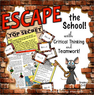 ESCAPE ROOMS/BREAKOUTS Your kids are locked up forever, unless they can use critical thinking, problem-solving skill to set themselves free!