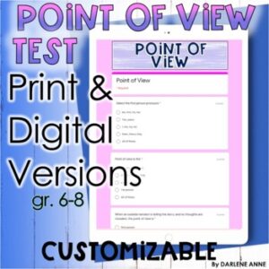 Point of View Test Google Form and Print