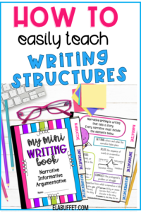 writing structures can be easy to teach if you have this tool