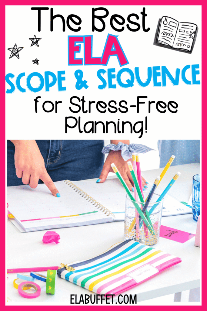 The Best Middle School ELA Scope and Sequence 3 Exhausted from last-minute lesson planning marathons? This middle school ELA scope and sequence is here to save the day (and your sanity)! Designed for grades 6-7, this guide tackles reading, writing, and grammar, with extras like enrichment activities and sub plans to keep things running smoothly. Because, honestly, juggling everything else is hard enough without having to dream up a new curriculum every week. Empower your students and simplify your planning with an ELA framework that truly gets what it means to teach in the real world.